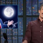 Seth Myers imagina cómo Trump mentiría sobre las compañías de almizcle